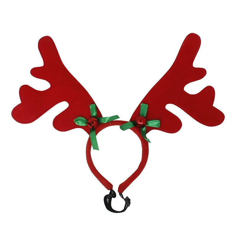 Pet Reindeer Antlers & Santa Hat