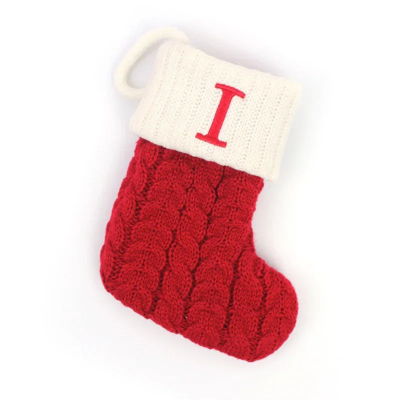 Mini Knit Letter Stocking