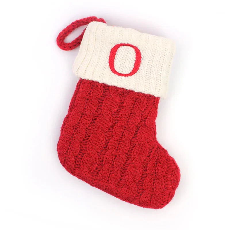 Mini Knit Letter Stocking